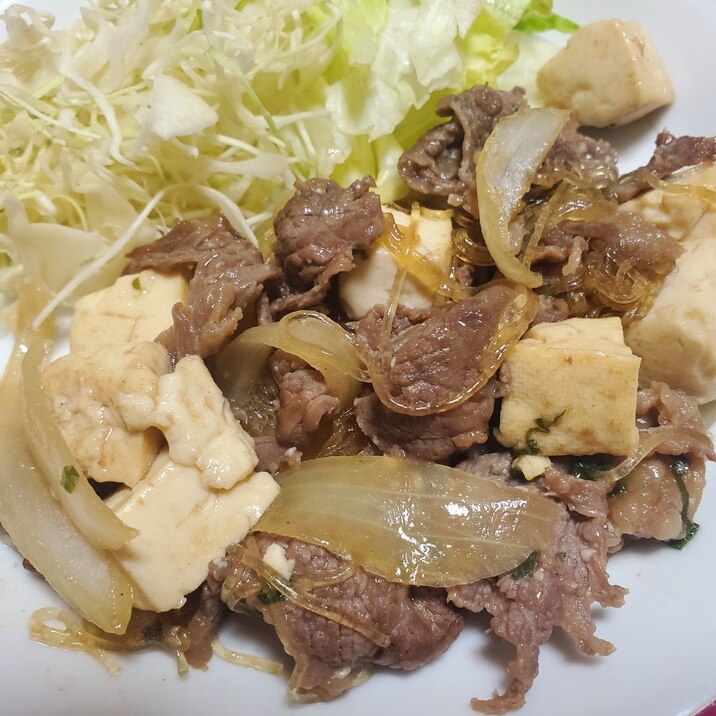プルコギ風肉豆腐